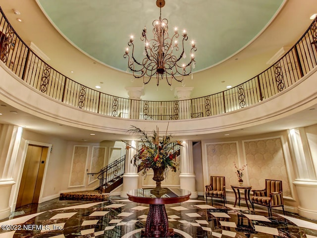 400 E Bay St Unit 1610-1611, Jacksonville, FL 32202 - building lobby featuring stairway