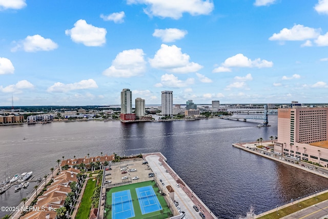400 E Bay St Unit 1610-1611, Jacksonville, FL 32202 - view of water feature with a city view