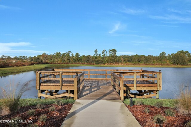 568 Blind Oak Cir, Saint Augustine, FL 32095 - dock area featuring a water view