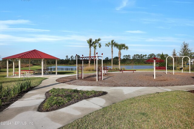 568 Blind Oak Cir, Saint Augustine, FL 32095 - community playground featuring a gazebo