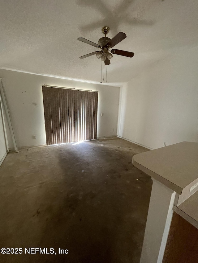 2990 Brittany Bluff Dr, Orange Park, FL 32073 - unfurnished living room featuring ceiling fan