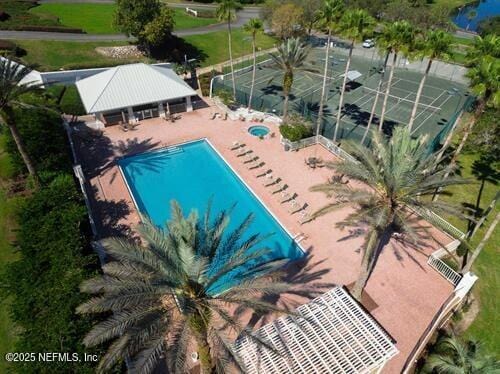 drone / aerial view