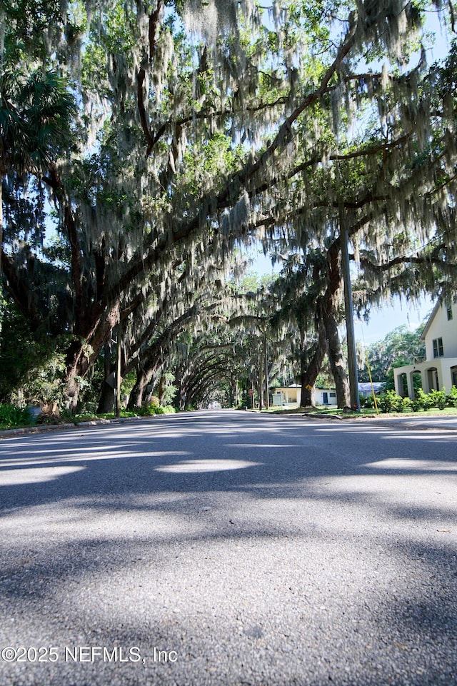 view of road