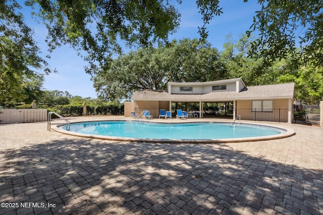 3801 Crown Point Rd Unit 1032, Jacksonville, FL 32257 - pool featuring a patio and fence