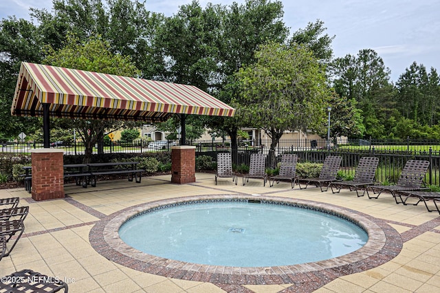 228 Gladstone Ct, Saint Johns, FL 32259 - view of swimming pool featuring fence and a patio