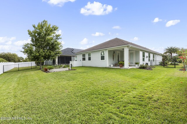 178 Edisto Pl, Saint Johns, FL 32259 - back of property with a patio area and roof with shingles