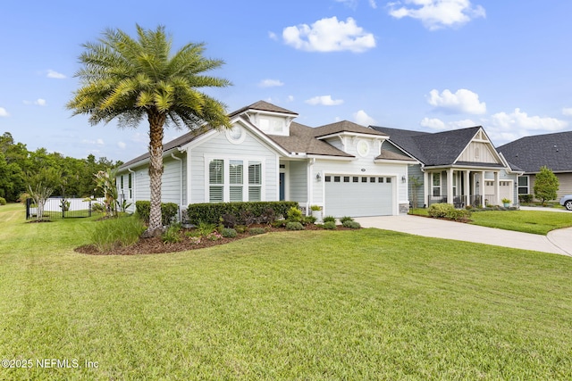 178 Edisto Pl, Saint Johns, FL 32259 - view of front of house featuring an attached garage, concrete driveway, a front yard, and roof with shingles