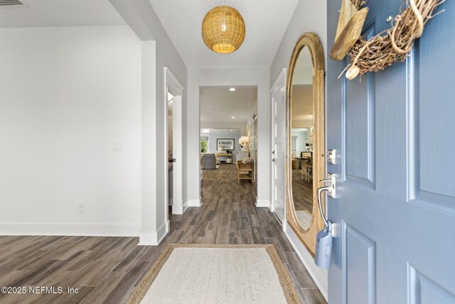 178 Edisto Pl, Saint Johns, FL 32259 - entrance foyer with dark wood-type flooring and baseboards