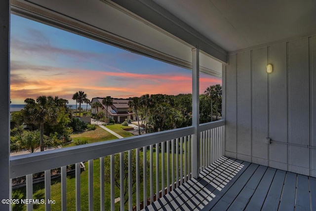 2325 Seminole Rd, Atlantic Beach, FL 32233 - view of balcony at dusk
