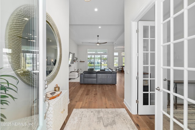 742 Honey Blossom Rd, Saint Johns, FL 32259 - interior space with french doors, recessed lighting, and wood finished floors