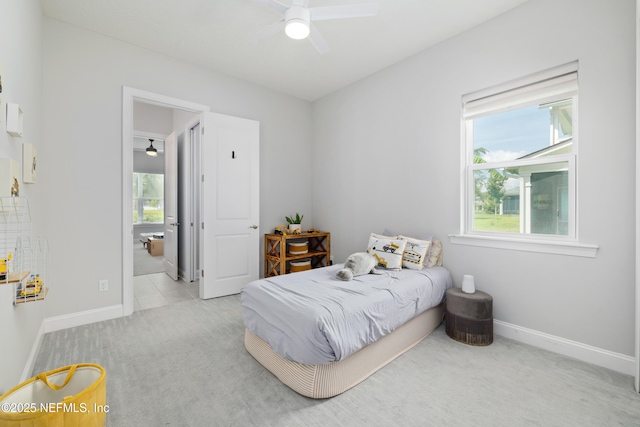 742 Honey Blossom Rd, Saint Johns, FL 32259 - bedroom featuring carpet floors, baseboards, and ensuite bath
