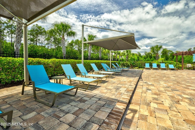 742 Honey Blossom Rd, Saint Johns, FL 32259 - view of patio featuring fence