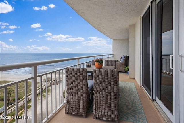 1601 Ocean Dr S Unit 701, Jacksonville Beach, FL 32250 - balcony featuring a water view