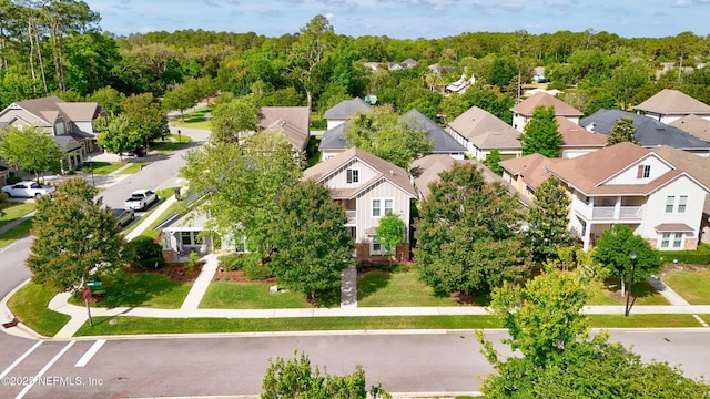 birds eye view of property featuring a residential view