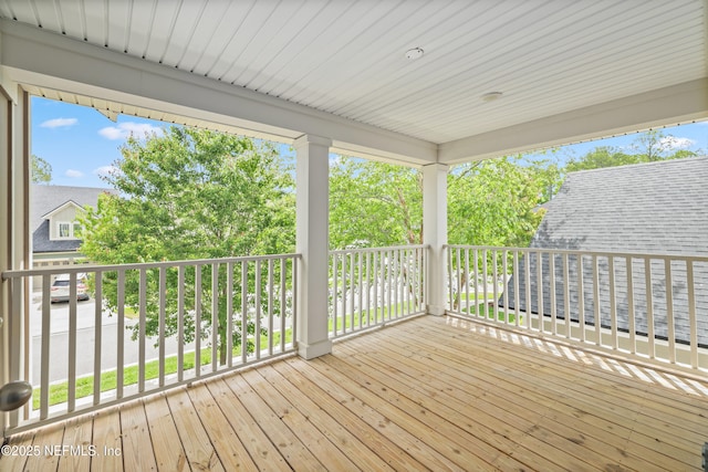 view of deck