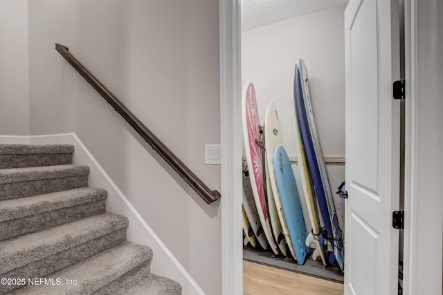 85325 Champlain Dr, Fernandina Beach, FL 32034 - stairs featuring wood finished floors