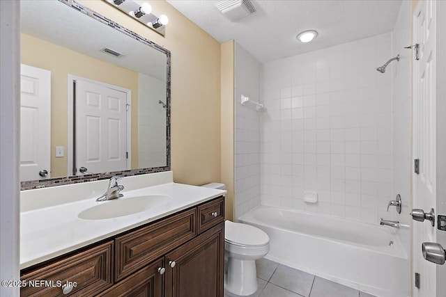 8550 Argyle Business Loop Unit 407, Jacksonville, FL 32244 - bathroom featuring tile patterned floors, toilet, bathing tub / shower combination, and vanity