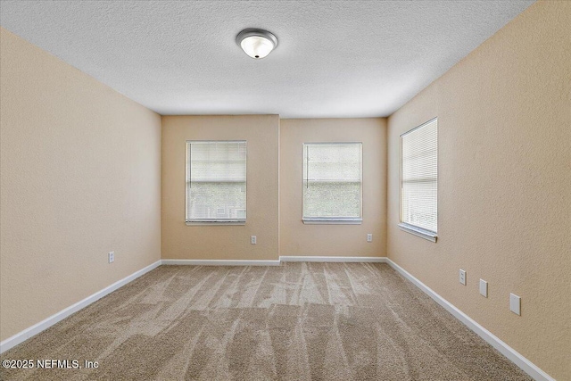 8550 Argyle Business Loop Unit 407, Jacksonville, FL 32244 - unfurnished room featuring a textured ceiling, carpet flooring, a textured wall, and baseboards