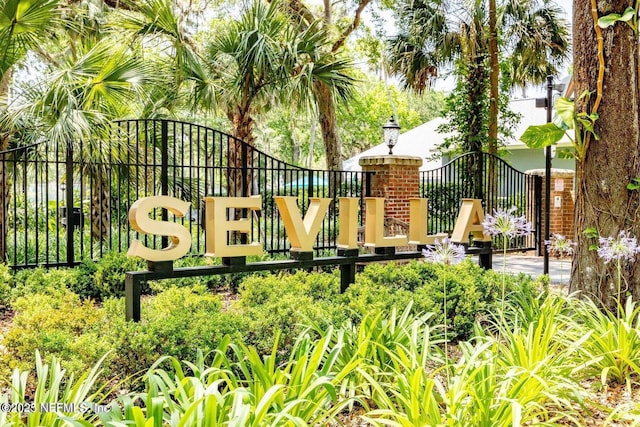 1830 Sevilla Blvd Unit 208, Atlantic Beach, FL 32233 - community sign with a gate