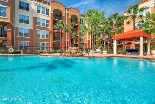 view of pool