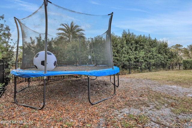 3626 Kapalua Ct, Green Cove Springs, FL 32043 - view of yard with fence and a trampoline