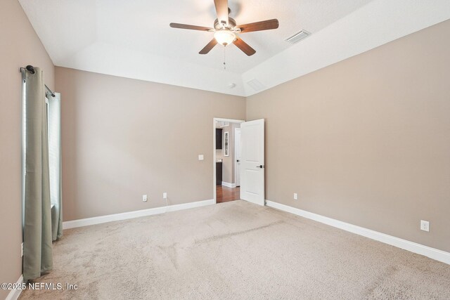 2968 Ravine Hill Dr, Middleburg, FL 32068 - unfurnished bedroom with carpet flooring, baseboards, and ceiling fan
