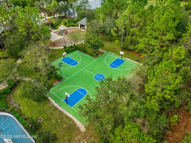 725 Carthage Pl, Saint Johns, FL 32259 - view of sport court featuring community basketball court and a gazebo