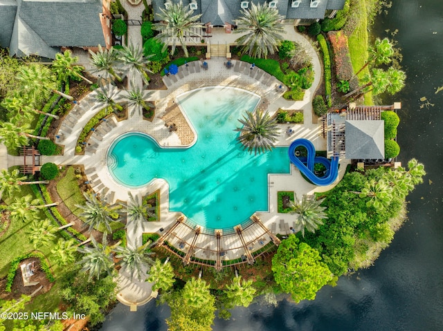 725 Carthage Pl, Saint Johns, FL 32259 - bird's eye view of a pool