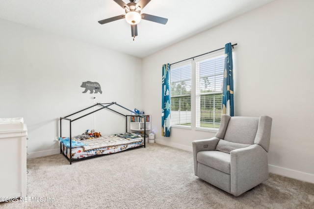36039 Pitch Ln, Hilliard, FL 32046 - carpeted bedroom featuring baseboards and ceiling fan