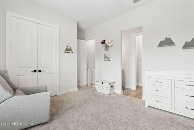 36039 Pitch Ln, Hilliard, FL 32046 - sitting room with light carpet, radiator, and baseboards