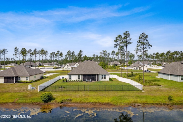 36039 Pitch Ln, Hilliard, FL 32046 - aerial perspective of suburban area featuring a large body of water