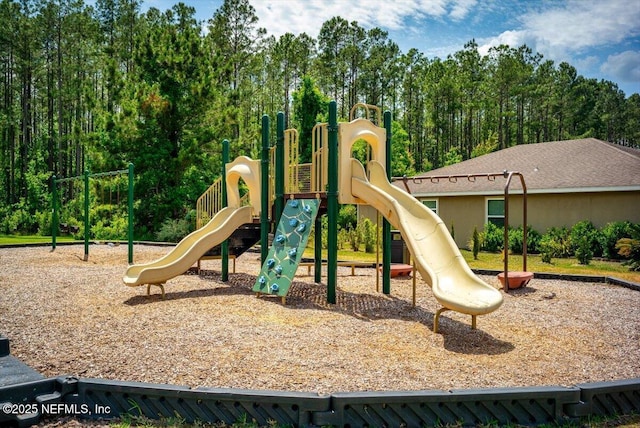 view of community playground