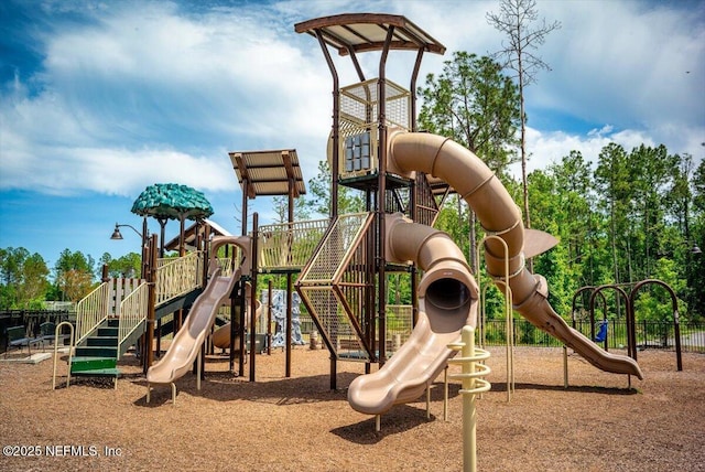 view of communal playground