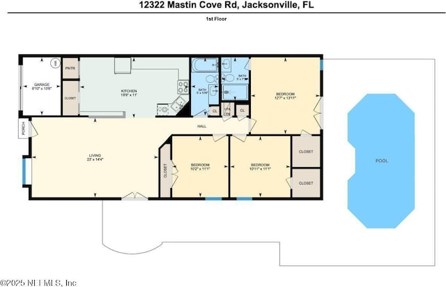 12322 Mastin Cove Rd, Jacksonville, FL 32225 - home floor plan