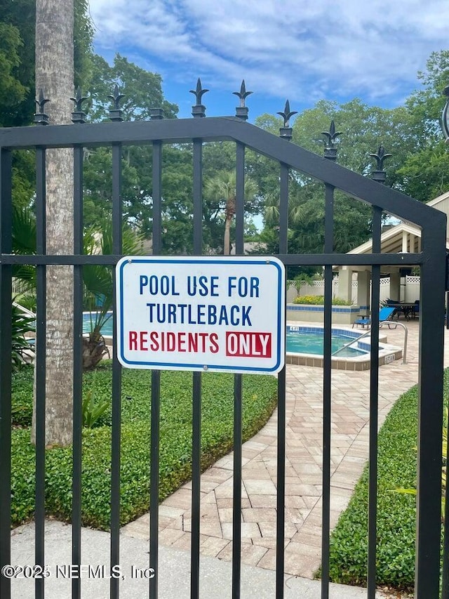 exterior view of a pool