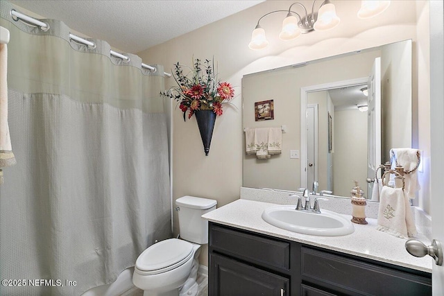 229 Adelanto Ave, Saint Augustine, FL 32092 - full bath featuring toilet, vanity, and shower / bath combination with curtain