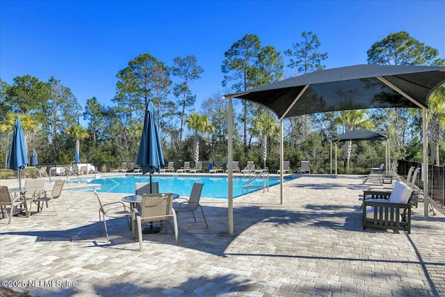 229 Adelanto Ave, Saint Augustine, FL 32092 - community pool featuring fence and a patio