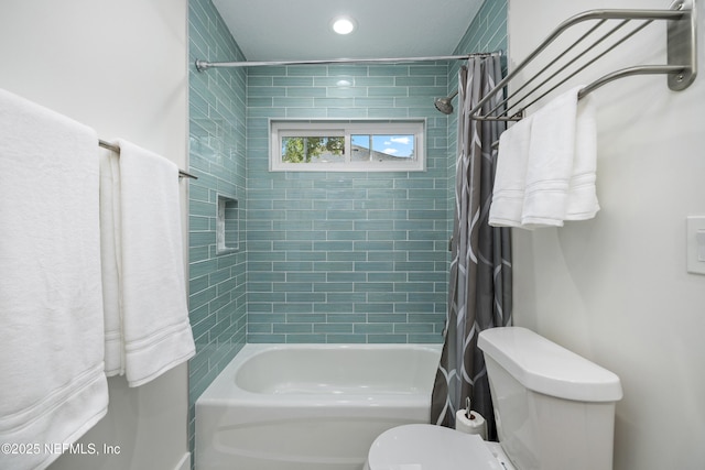 14526 Starbuck Springs Way, Jacksonville, FL 32258 - full bathroom featuring shower / tub combo and recessed lighting
