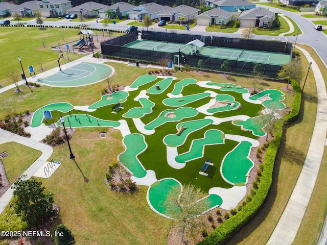 221 Saint Kitts Loop, Saint Augustine, FL 32092 - aerial perspective of suburban area featuring a park