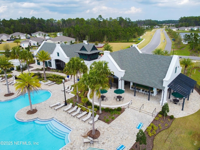 221 Saint Kitts Loop, Saint Augustine, FL 32092 - aerial view of a pool