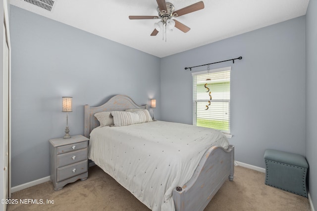 221 Saint Kitts Loop, Saint Augustine, FL 32092 - bedroom featuring light carpet and a ceiling fan