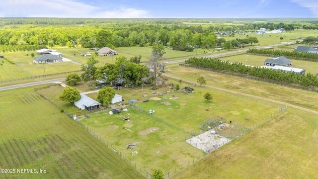 37885 Kings Ferry Rd, Hilliard, FL 32046 - birds eye view of property with a rural view