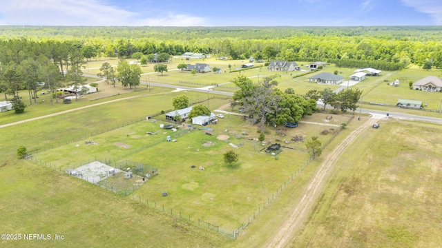 37885 Kings Ferry Rd, Hilliard, FL 32046 - bird's eye view with a rural view and a view of trees