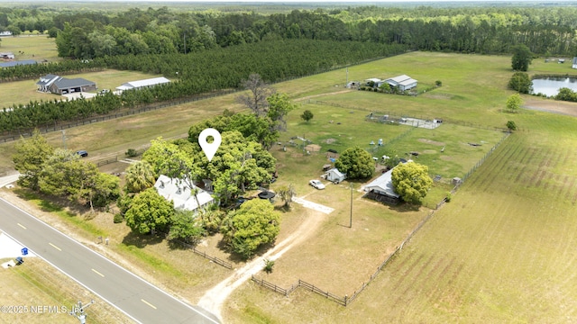 37885 Kings Ferry Rd, Hilliard, FL 32046 - drone / aerial view featuring a rural view