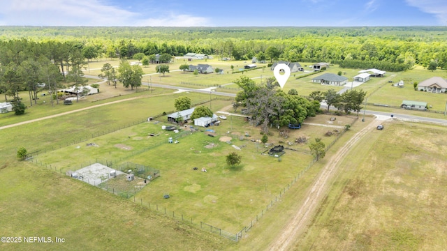 37885 Kings Ferry Rd, Hilliard, FL 32046 - aerial view with a rural view and a view of trees
