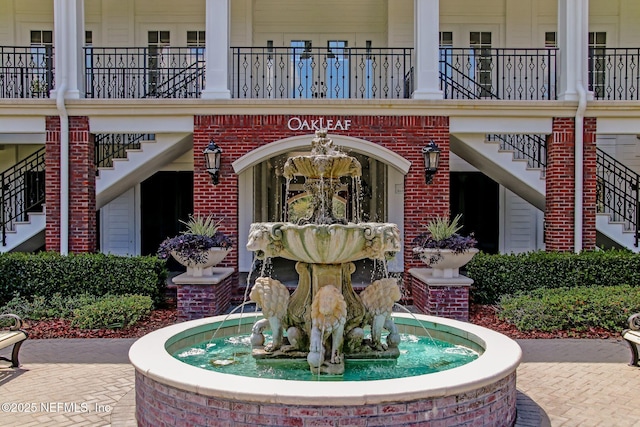 625 Oakleaf Plantation Pkwy Unit 1115, Orange Park, FL 32065 - exterior space with stairs