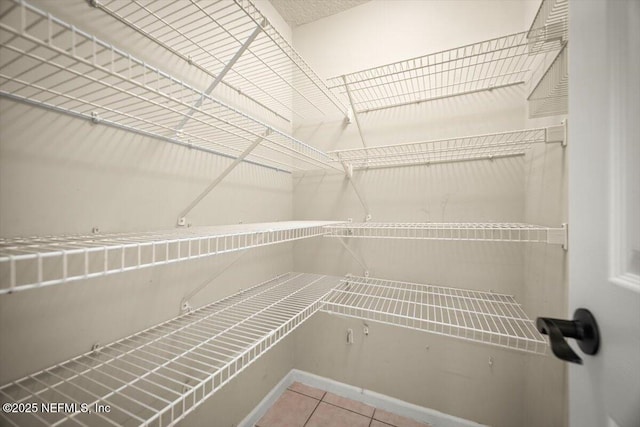 view of storage area