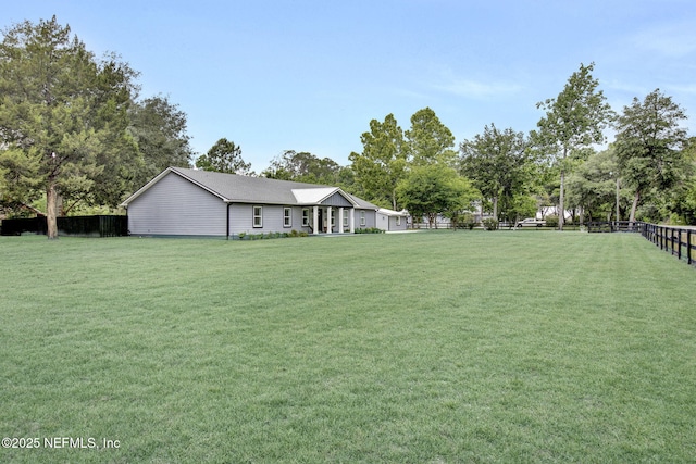 view of yard