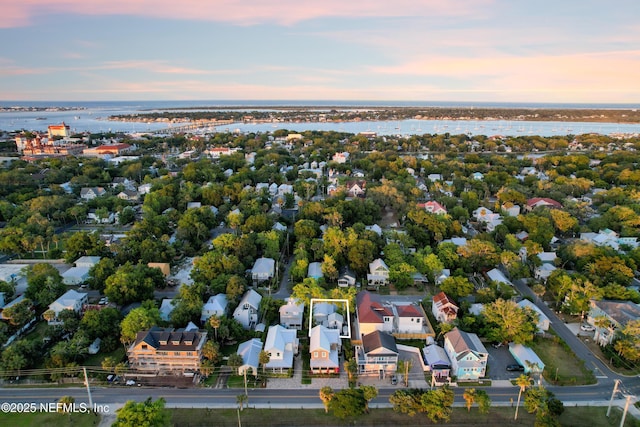 70 Weeden St + Guest House, Unit Guest House, Saint Augustine, FL 32084 - bird's eye view featuring a water view