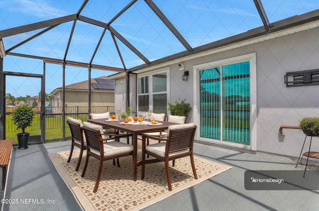 847 Riley Rd, Middleburg, FL 32068 - sunroom with outdoor dining area